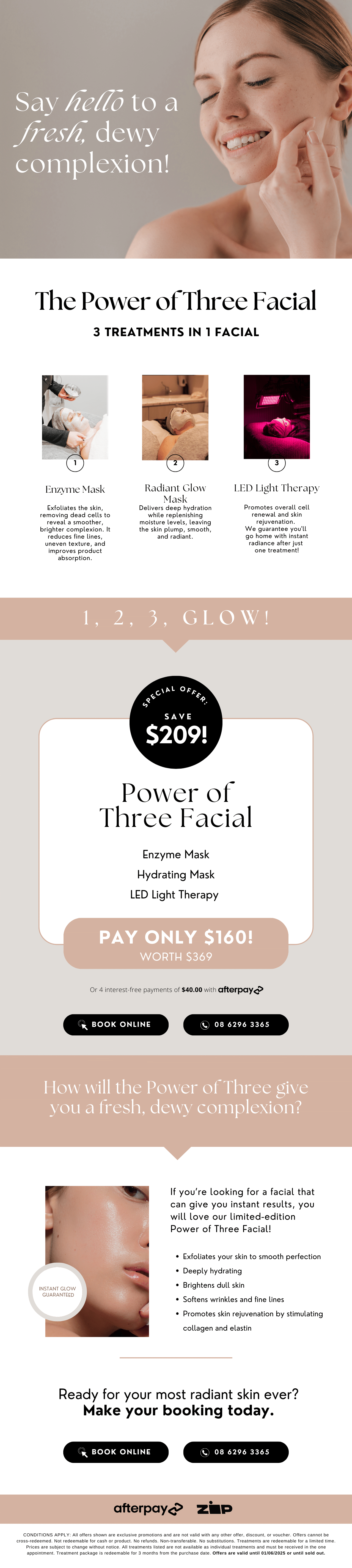 Power of Three Facial