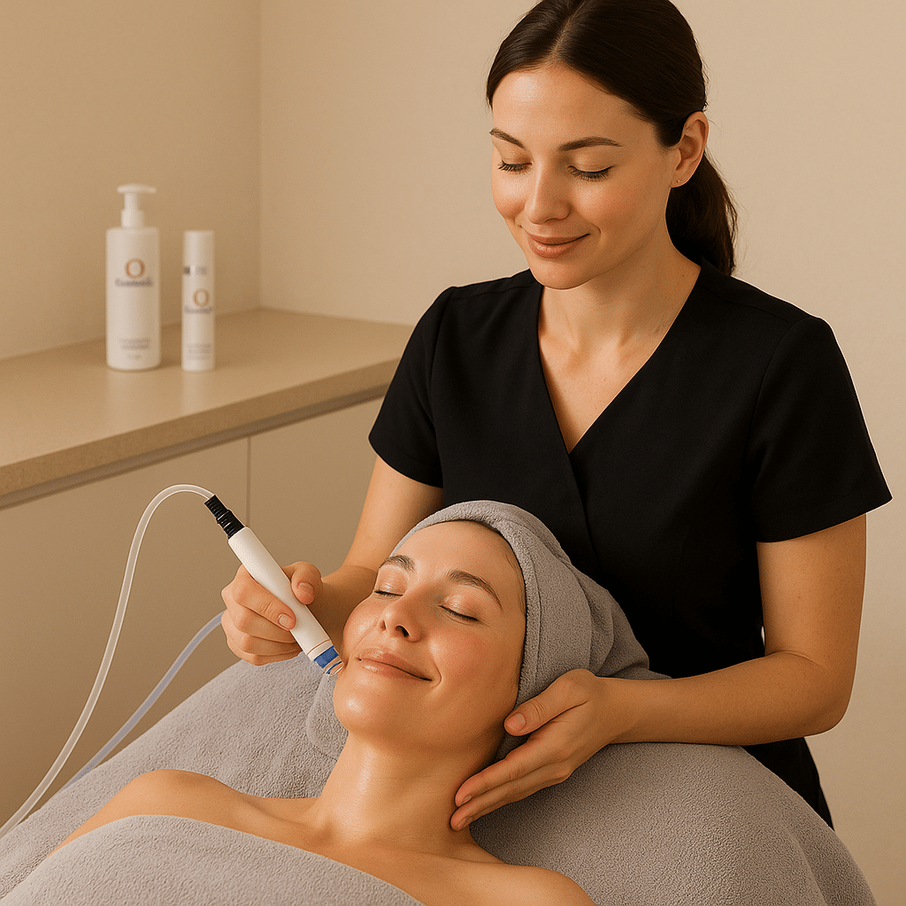 Winter radiance with Hydradermabrasion Dermasweep for glowing skin