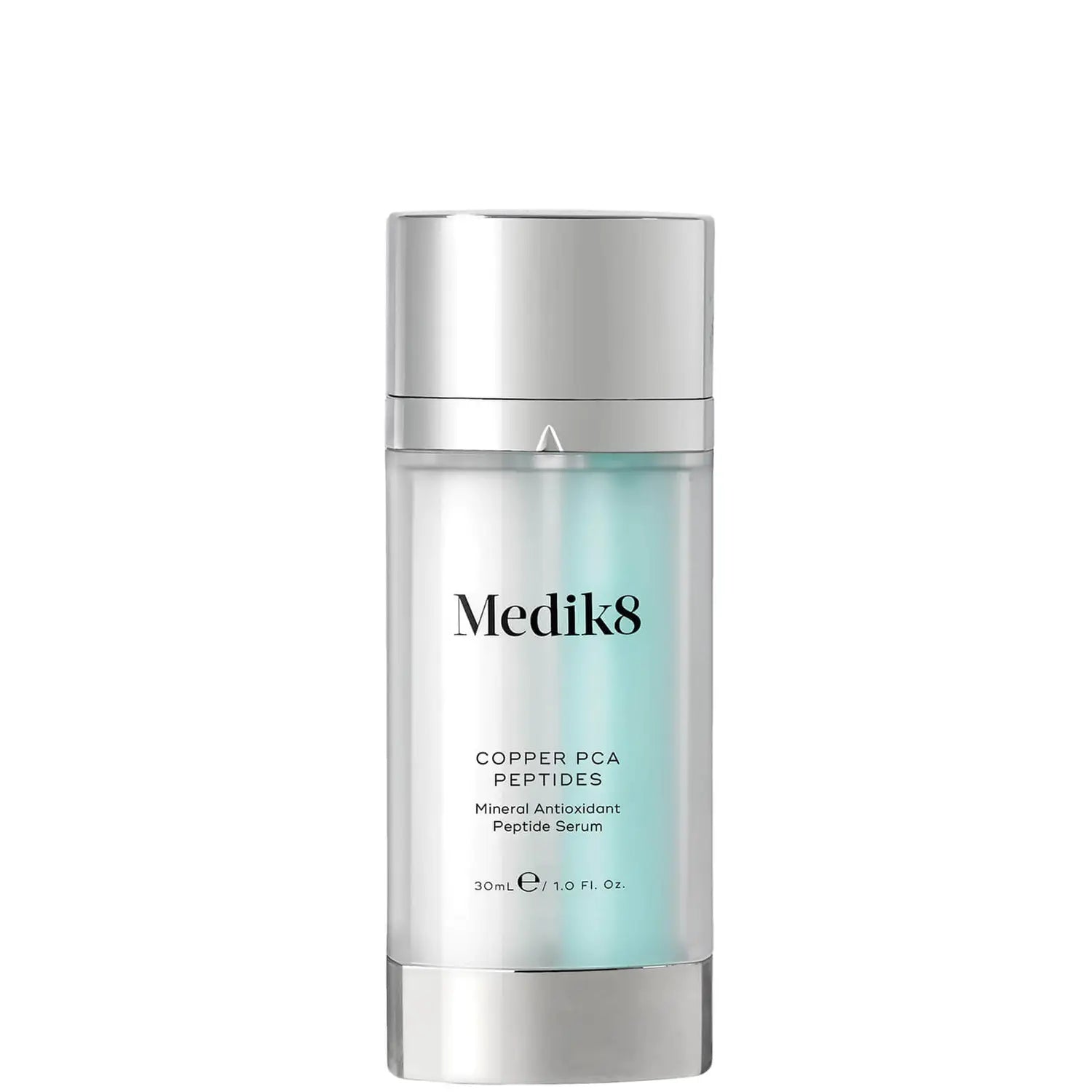 Medik8 Copper PCA Peptides serum bottle, 30ml size.