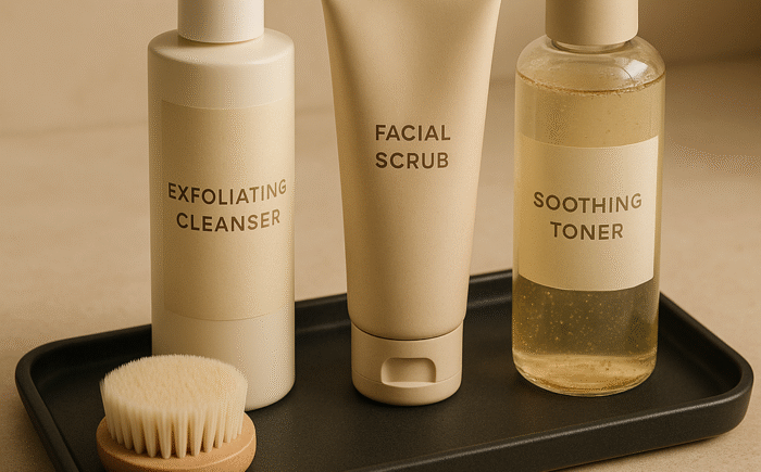 Skincare exfoliation set