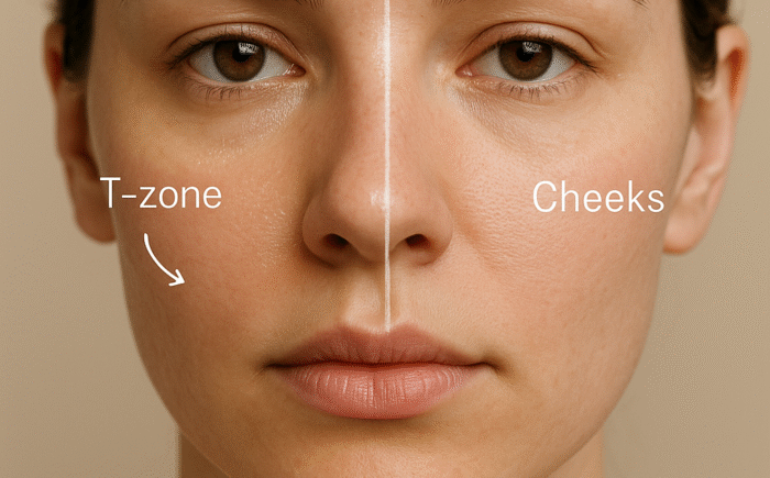 Combination skin face