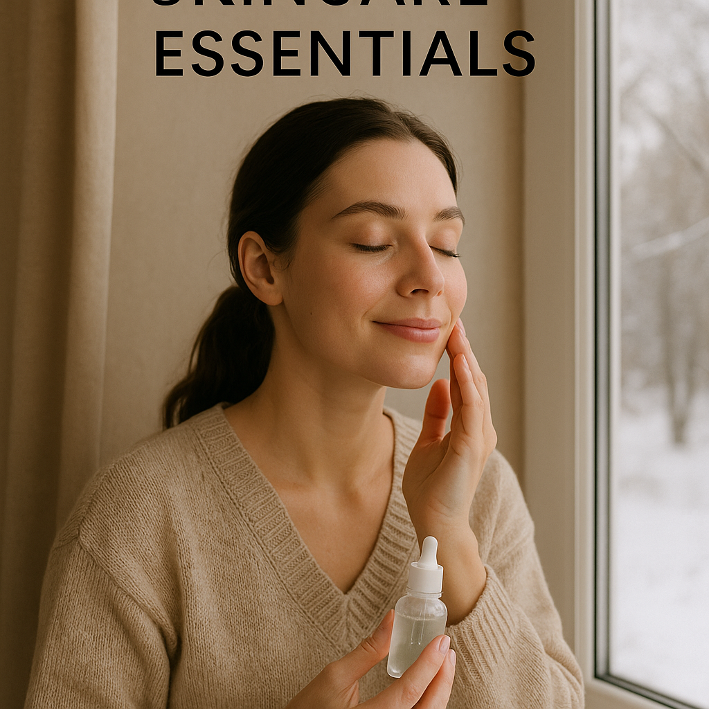 Alt text: A photo of summer skincare products on a beige background, including sunscreen, gel moisturizer, and items with niacinamide and salicylic acid, under soft natural lighting.