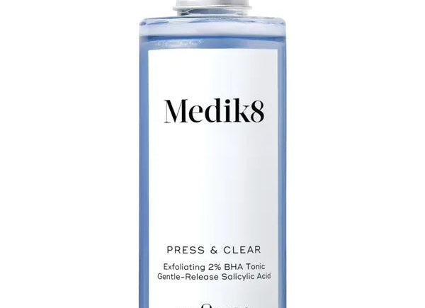 Medik8 Press & Clear Exfoliating BHA Tonic bottle.