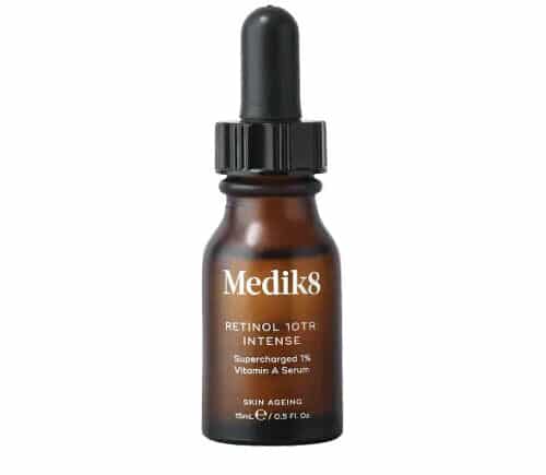 Medik8 Retinol 10TR Intense anti-aging serum bottle.