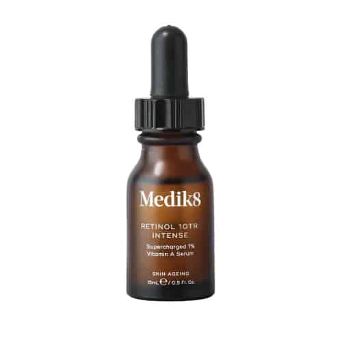 Medik8 Retinol 10TR Intense anti-aging serum bottle.