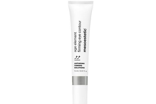 White tube of Age Element Firming Eye Contour cream.