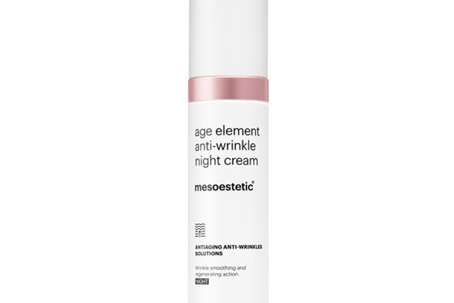 Mesoestetic Age Element Anti-Wrinkle Night Cream bottle.