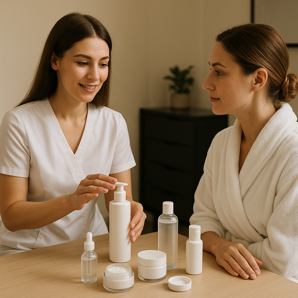 Hydrating skincare products including a hyaluronic acid serum, a glycerin-infused moisturizer, a ceramide cream tube, and an aloe vera leaf on a beige surface.