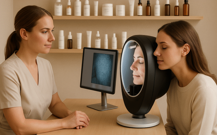 Skincare consultation room
