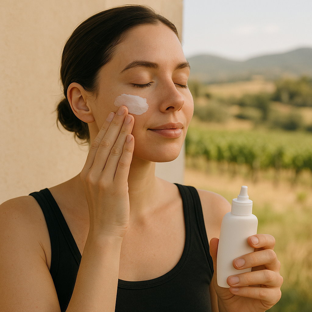 A serene consultation room in a dermatology clinic with a welcoming dermatologist and a patient discussing acne treatment.